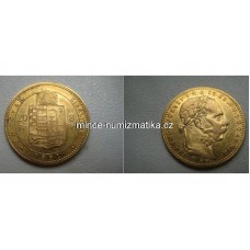 8 Zlatník / 20 Frank 1881 KB